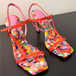 Gianni Bini Colorful Strappy Heels